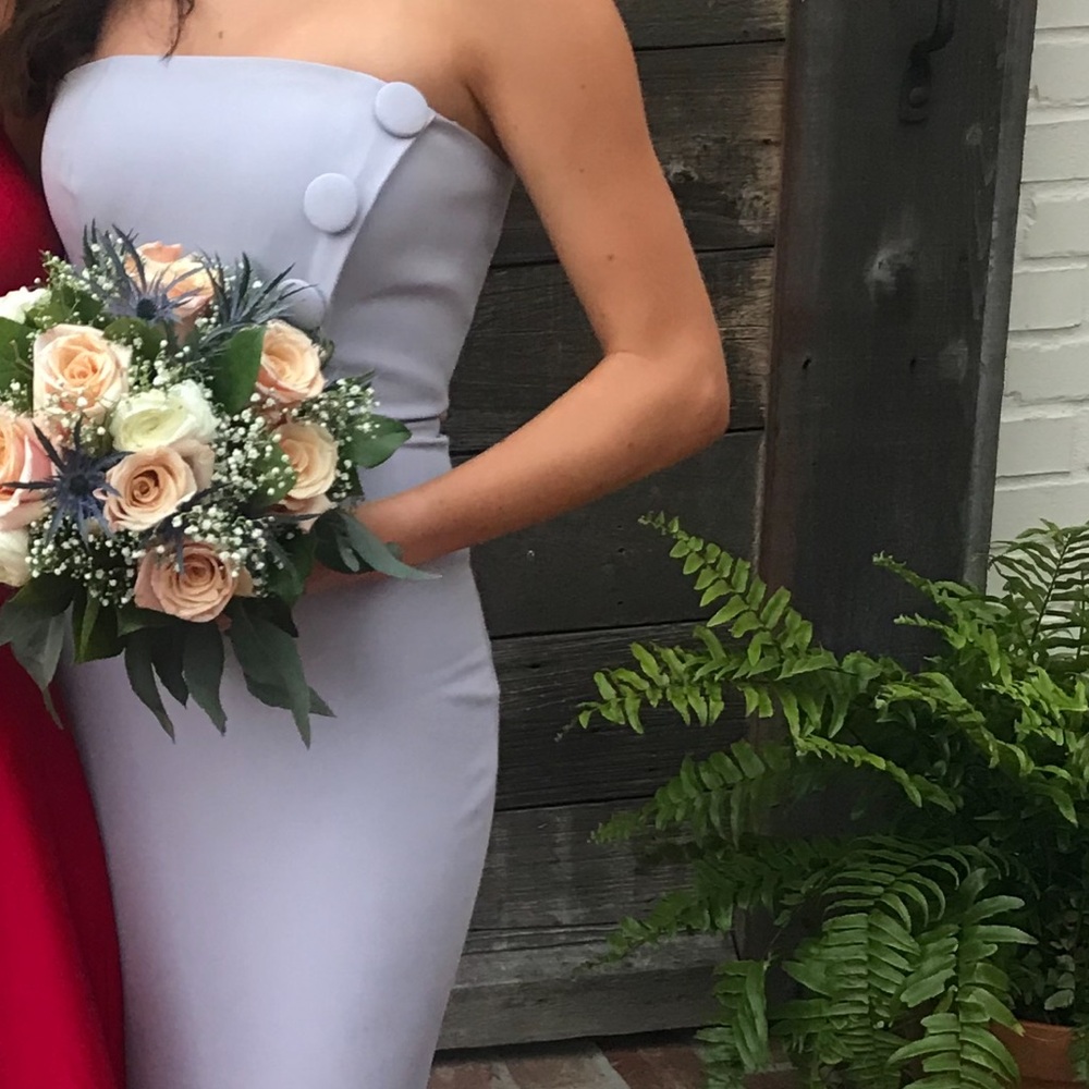 Lavender Strapless Gown